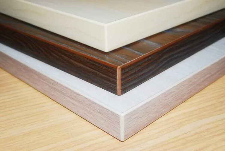 The effect of different edge banding strips on MDF board