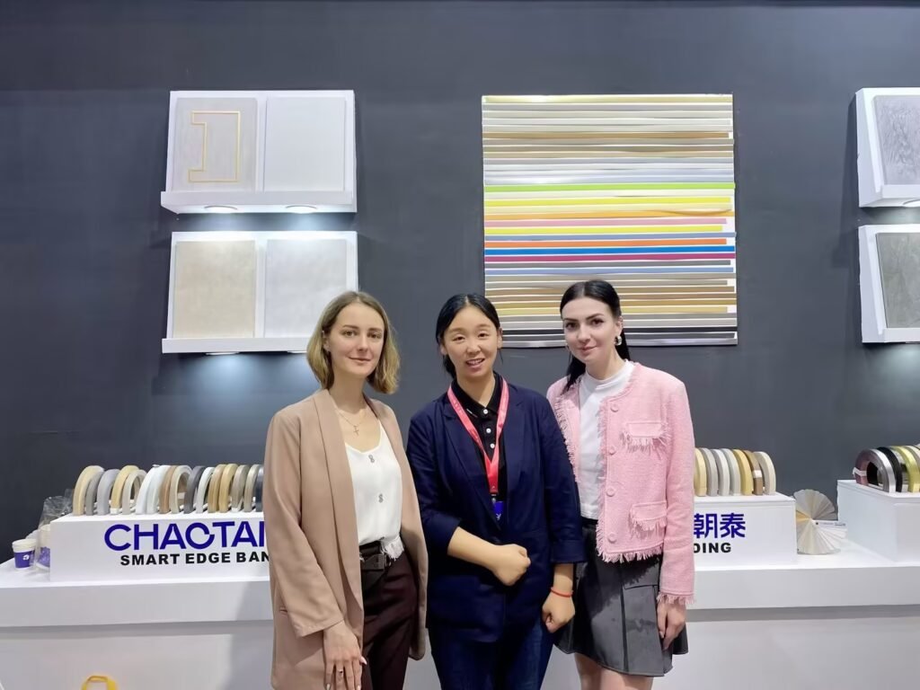 edge banding solutions at a trade show