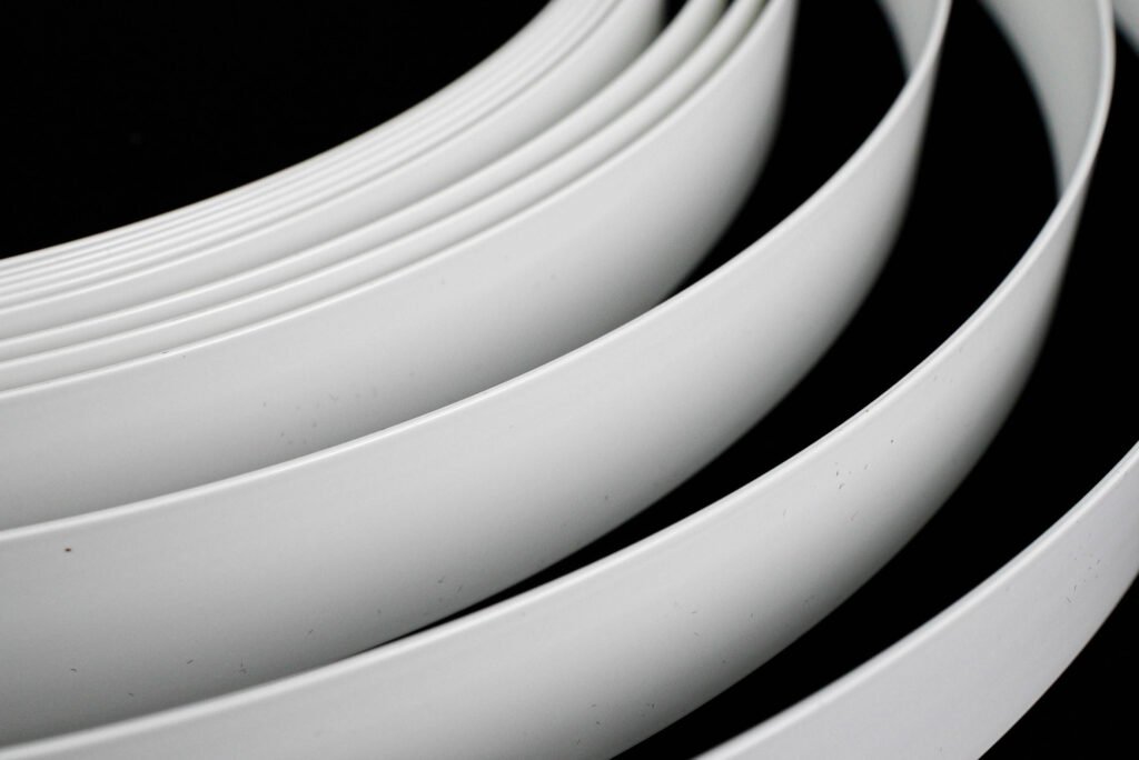 ABS edge banding strip in matte white color