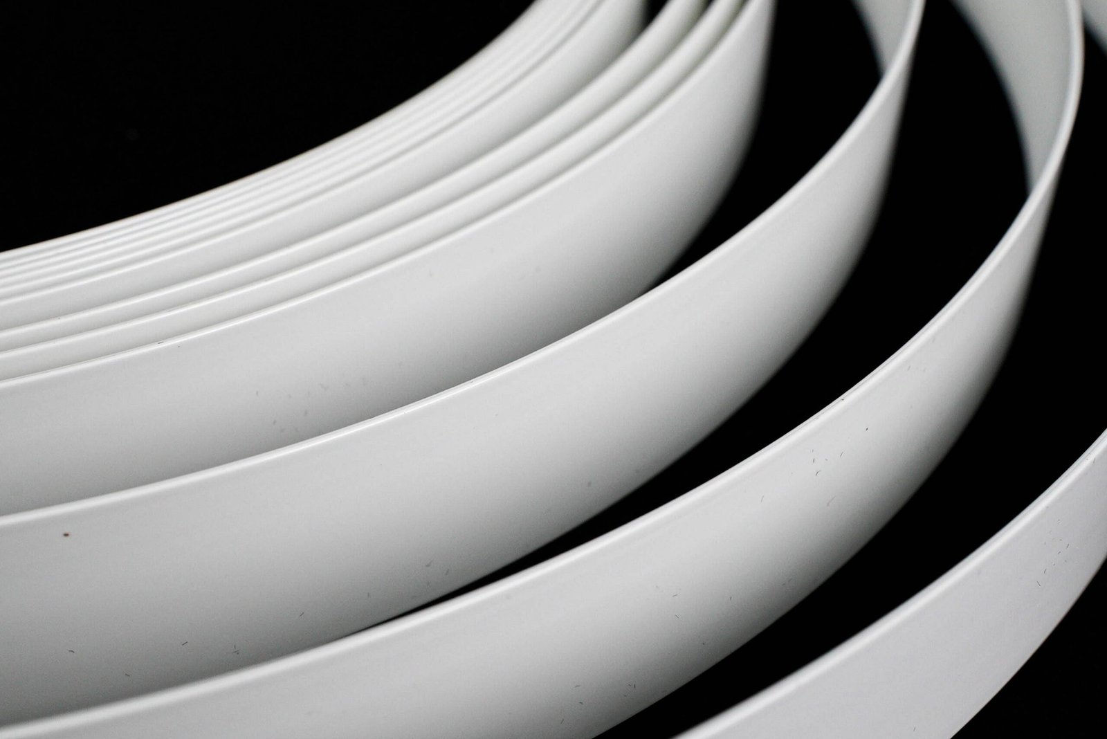 ABS edge banding strip in matte white color