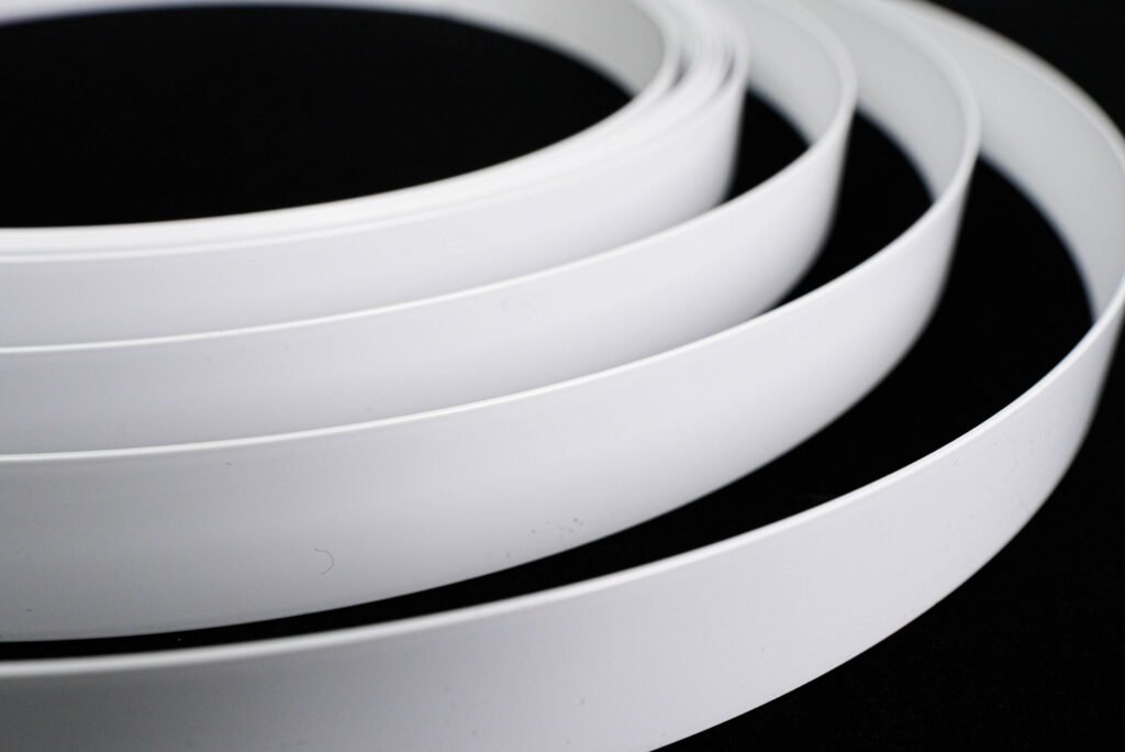 ABS edge banding strip in matte white color
