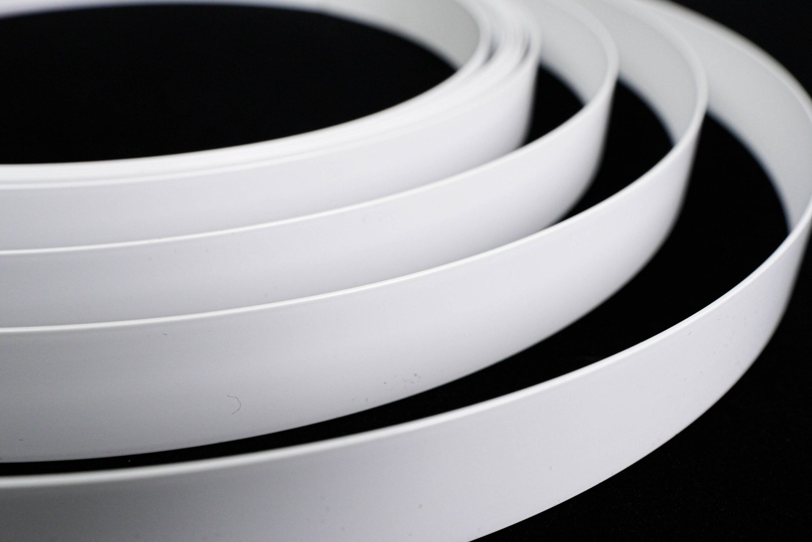ABS edge banding strip in matte white color