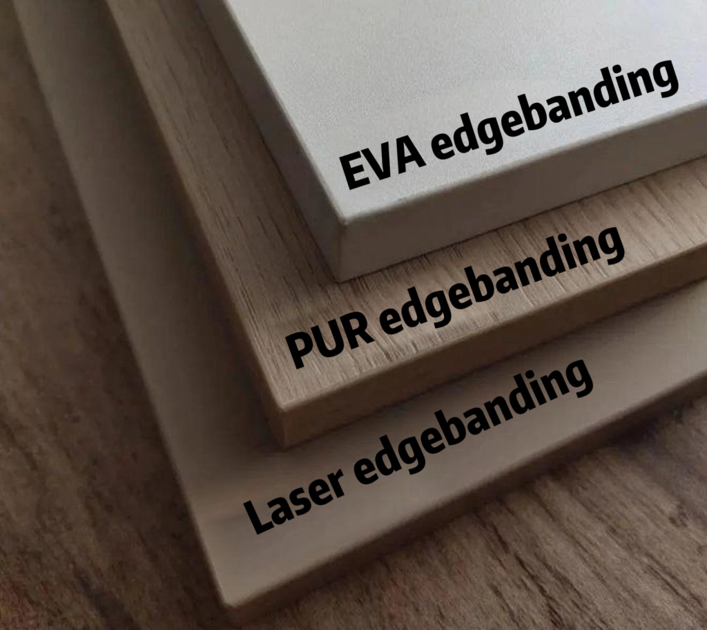 The effect of different edge banding strips on MDF board