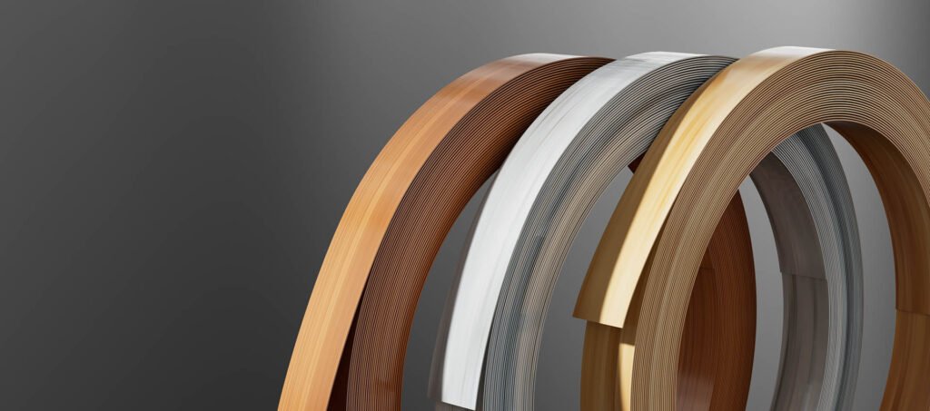 PVC edge banding in 22mm width for standard paneling