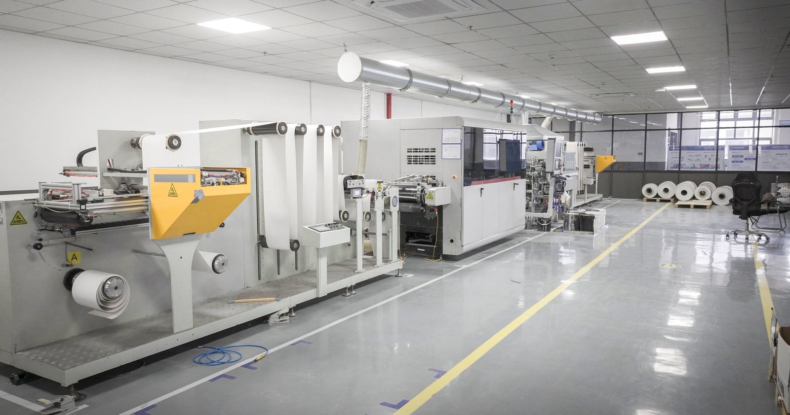 Laboratory equipment used to check material durability and color accuracy