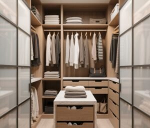 modern cabinet storage layout
